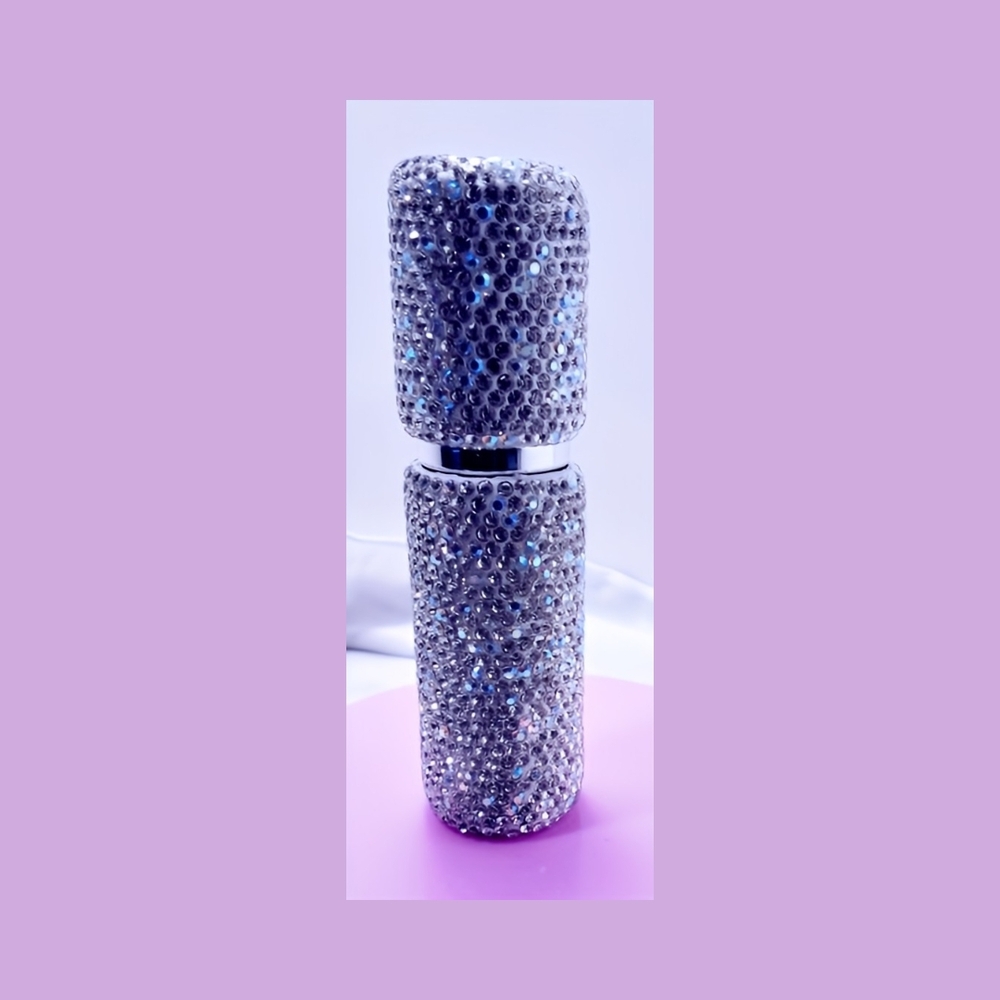 Glam Rhinestone Perfume Bottle - Sparkle & Scent!